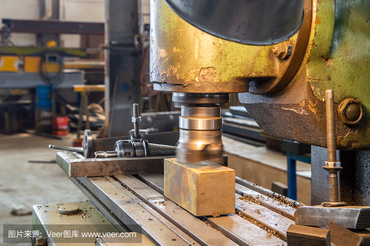 工业金属加工用铣刀在工厂进行的切削加工